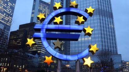 Euro zone industry output dips in February on eve of virus measures