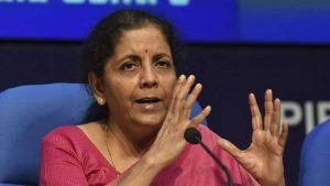 Finance Minister Nirmala Sitharaman