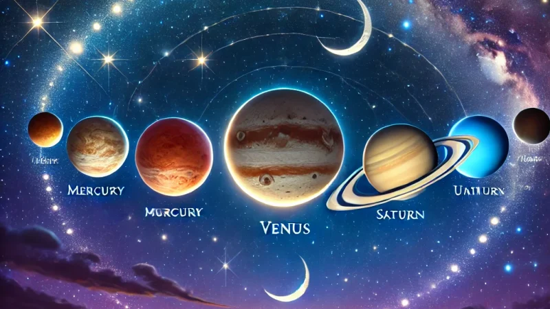 “Planet Parade 2025: How to Spot All Seven Planets in the Night Sky”